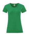 Dames T-shirt Iconic Fruit of the Loom 61-432-0 Kelly Green